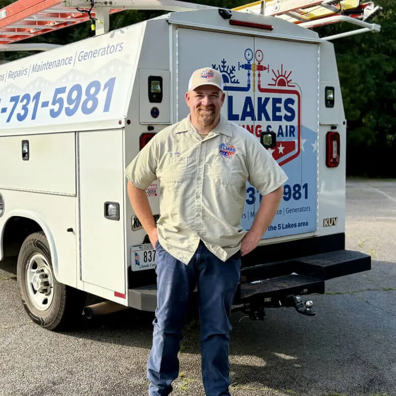Justin, owner of 5 Lakes Heating & Air