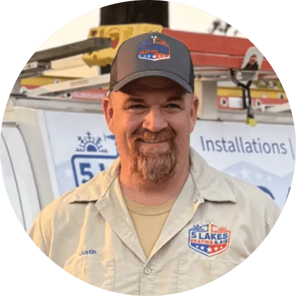 Justin, owner of 5 Lakes Heating & Air